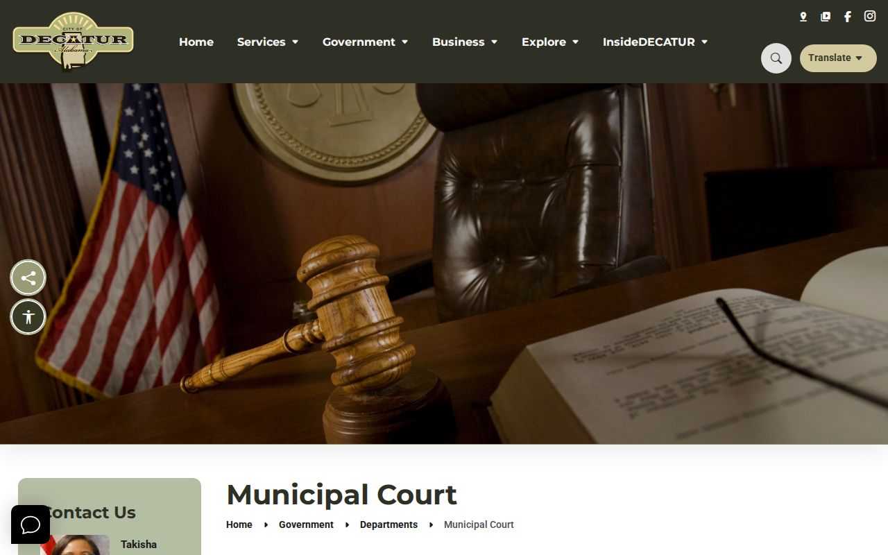 Morgan County bench warrant routing through Decatur Municipal Court